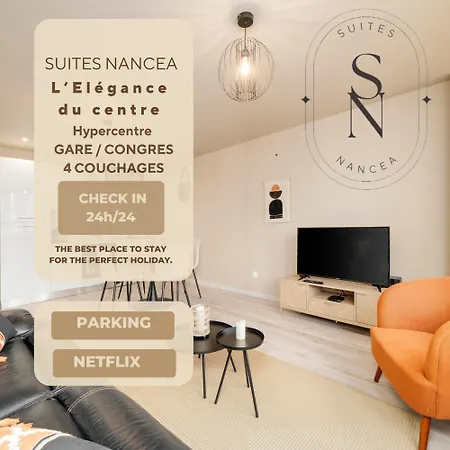 L'elegance Du Centre - Gare Congres - Parking - T3 * ナンシー